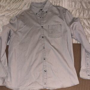 NWT Express Button up Flannel/ Dress Shirt Sz XL